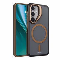 Etteri Morning Fog ümbris for Samsung Galaxy S25 pruun