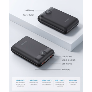 Powerbank Veger S20 (W2053) PD QC3.0 2A 22,5W 20000 mAh must