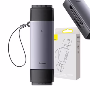 Baseus Lite Series SD/TF memory card reader, USB + USB-C (hall)