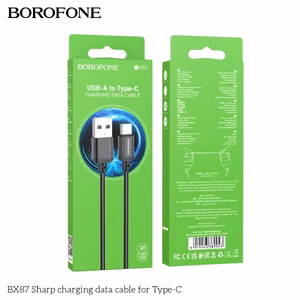 USB kaabel Borofone BX87 must Type-C 100cm