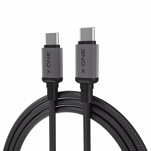 X-ONE TitanFlex andmekaabel – C–C tüüpi – 5A, kuni 240W, 1,2 m, must