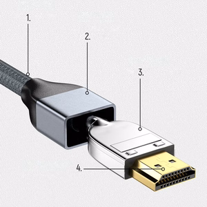 Wozinsky HDMI 2.1 Kaabel 8K 60 Hz 48 Gbps / 4K 120 Hz / 2K 144 Hz 2 m Hõbedane (WHDMI-20)