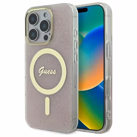 Guess IML 4G MagSafe Ümbris jaoks iPhone 16 Pro Max - roosa