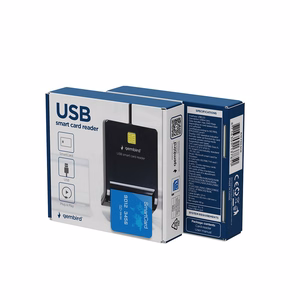 Gembird FD2-SCR – USB-kiipkaardilugeja, must