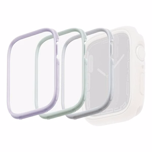 Frame jaoks Uniq Moduo 3in1 ümbris jaoks Apple Watch 4/5/6/7/8/SE/SE2 40/41mm - sage, lilac, valge