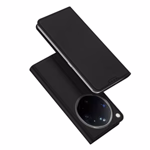 Dux Ducis Skin Pro kaanega ümbris mudelile OPPO Find X9 Ultra – must