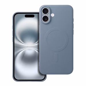 SILICONE MAG COVER Ümbris compatible with MagSafe jaoks XIAOMI Redmi 15 4G / 5G (171,1mm) light sinine