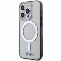 Ümbris BMW BMHMP14XHCRS iPhone 14 Pro Max 6.7" läbipaistev hardcase hõbedane Ring MagSafe