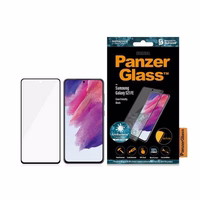 PanzerGlass E2E Microfracture antibacterial glass jaoks Samsung Galaxy S21 FE - with must raamiga