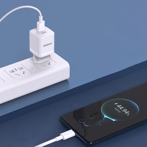 Wall Laadija GaN 33W PPS USB C/USB Dudao A13Pro - valge