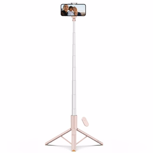 TECH-PROTECT L09S BLUETOOTH SELFIPULK STATIIVIGA ROOSA