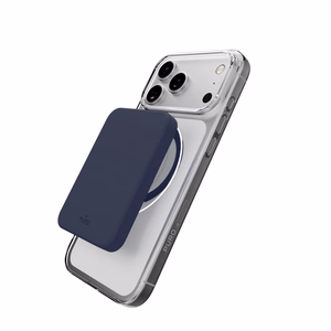 Puro Lite Mag TPU+PC Ümbris Compatible with MagSafe jaoks iPhone 17 Pro Max - Läbipaistev with Sinine Ring