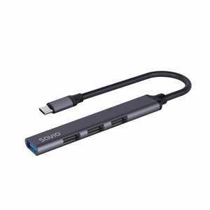 SAVIO AK-71 USB-C jaotur - 3 x USB-A 2.0, 1 x USB-A 3.0, 4-in-1, 5 Gbps
