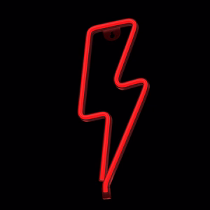 Neon LED Light BOLT punane Bat + USB FLNE06 Forever Light
