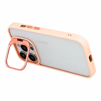 Tel Protect Kickstand Ümbris + camera glass (lens) jaoks Iphone 14 light roosa