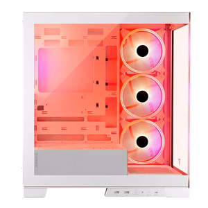 Modecom Volcano SPACE APEX ARGB MIDI Midi Tower valge