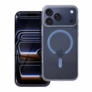 Drop Glue Colorful Ring Mag Cover compatible with MagSafe jaoks IPHONE 17 Pro Max light sinine