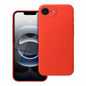 SILICONE MAG ÜMBRIS compatible with MagSafe jaoks IPHONE 16e punane