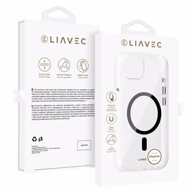 Liavec Glossy Magsafe Clear Ümbris do Iphone 13/14 must