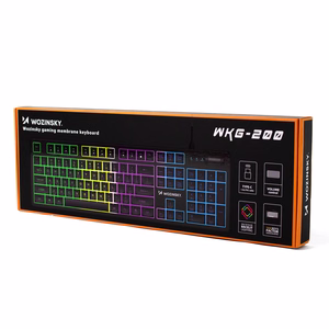 Wozinsky WKG-200 RGB Membrane Gaming Keyboard with Scroll Wheel - Must