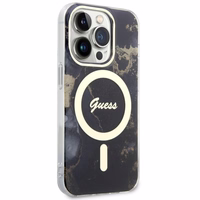 Guess GUHMP14XHTMRSK iPhone 14 Pro Max 6.7" must/must hardcase Golden Marble MagSafe