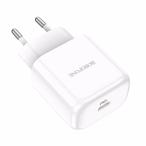 Borofone Wall charger BN3 Premium - Type C - QC 3.0 PD 2.0 20W white