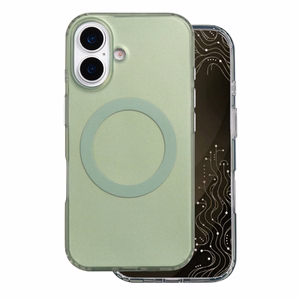 Tecto Shield Mistiq Mag ümbris mudelile iPhone 16 6,1", oliivroheline