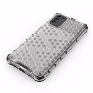 Honeycomb Case kaitsekate TPU kaitserauaga Xiaomi Poco M3 läbipaistev