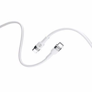 Forever Paindlik kaabel USB-C - USB-C 2,0 m 60W valge
