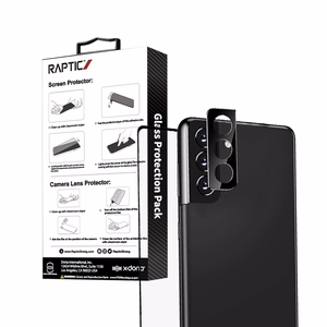 Raptic Glass 2-in-1 kaitsekomplekt seadmele Samsung Galaxy S22+: 9H ekraanikaitse ja kaamera objektiivikaitse