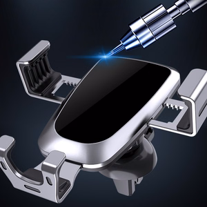 Gravity smartphone car hoidja jaoks air vent silver (YC08)