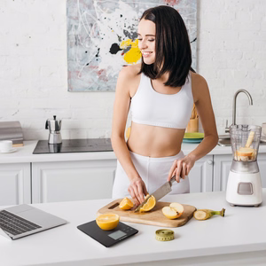 Wozinsky WIK-10 Smart Kitchen Scale with Digital Display, Bluetooth App - Black