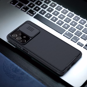 Nillkin CamShield Pro Case soomustatud ümbris Kaamera kaitsekate Samsung Galaxy A73 mustale mudelile