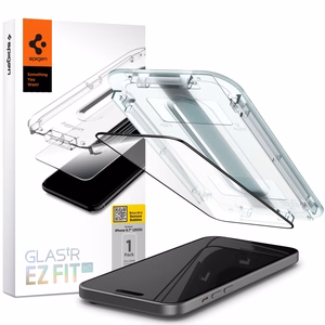 Spigen Glas.tR EZ Fit FC Karastatud klaas jaoks iPhone 15 Plus - must