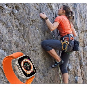 TECH-PROTECT NYLON PRO APPLE WATCH 4 / 5 / 6 / 7 / 8 / 9 / SE / ULTRA 1 / 2 (42 / 44 / 45 / 49 MM) TITAAN/OLIIVIROHELINE