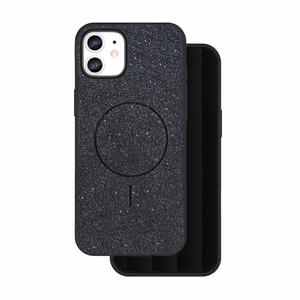 Glitter Thin Mag ümbris jaoks iPhone 11 must