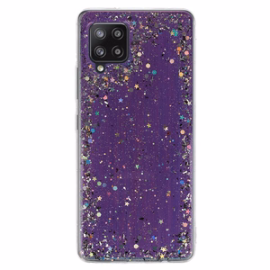 Brilliant Läbipaistev Ümbris jaoks Samsung Galaxy A42 5G Lilla