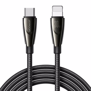 Joyroom Pioneer Series SA31-CL3 кабель USB-C Lightning 30W 1.2м - чёрный