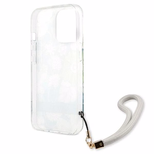 Guess GUHCP13XHFLSN iPhone 13 Pro Max 6.7" зелёный/зелёный жёсткий чехол Flower Strap