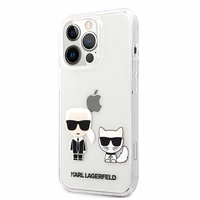 Karl Lagerfeld Karl & Choupette Ümbris jaoks iPhone 13 Pro Max 6.7" - läbipaistev