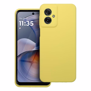 Ümbris Silikoon 2mm jaoks MOTOROLA G55 5G lemon