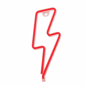 Neon LED Light BOLT punane Bat + USB FLNE06 Forever Light