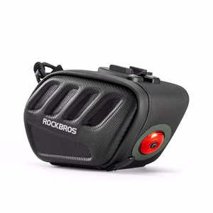 Rockbros C61 jalgratta sadulakott nutika tagatulega 0.45L - must