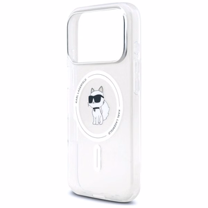 Karl Lagerfeld IML Choupette MagSafe Ümbris jaoks iPhone 17 Pro Max - Läbipaistev