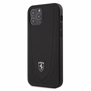 Ferrari FEOGOHCP12MBK iPhone 12/12 Pro 6.1" чёрный/чёрный жёсткий чехол Off Track Perforated