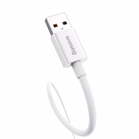 Baseus cable Superior USB - USB-C 1,0m moon valge 100W P10320102214-01