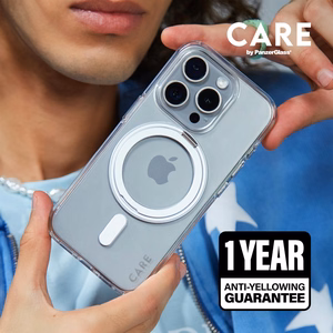 CARE by PanzerGlass Feature Kickstand чехол iPhone 16 Pro 6.3" серебристый/серебристый MagSafe 1326