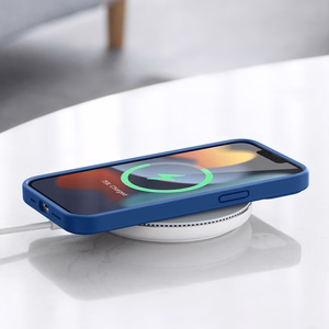 Ugreen Protective Silicone Ümbris rubber flexible silicone ümbris cover jaoks iPhone 13 Pro Max sinine