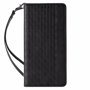Magnet rihmaga ümbris iPhone 13 Pro pouch rahakott + Mini Lanyard Pendant Black