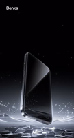Benks Tempered glass Glass Warrior Sapphire Coating (LL65) jaoks Iphone 16 Pro must (Thin Edge)